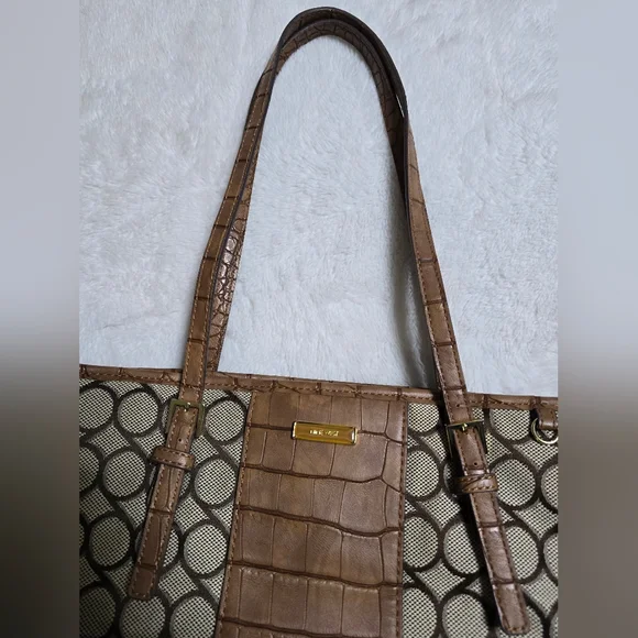 Nine West Purse Shoudler Bag Large Handbag Tote - Picture 10 of 15